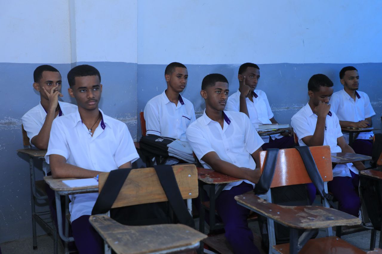 Students seated in class