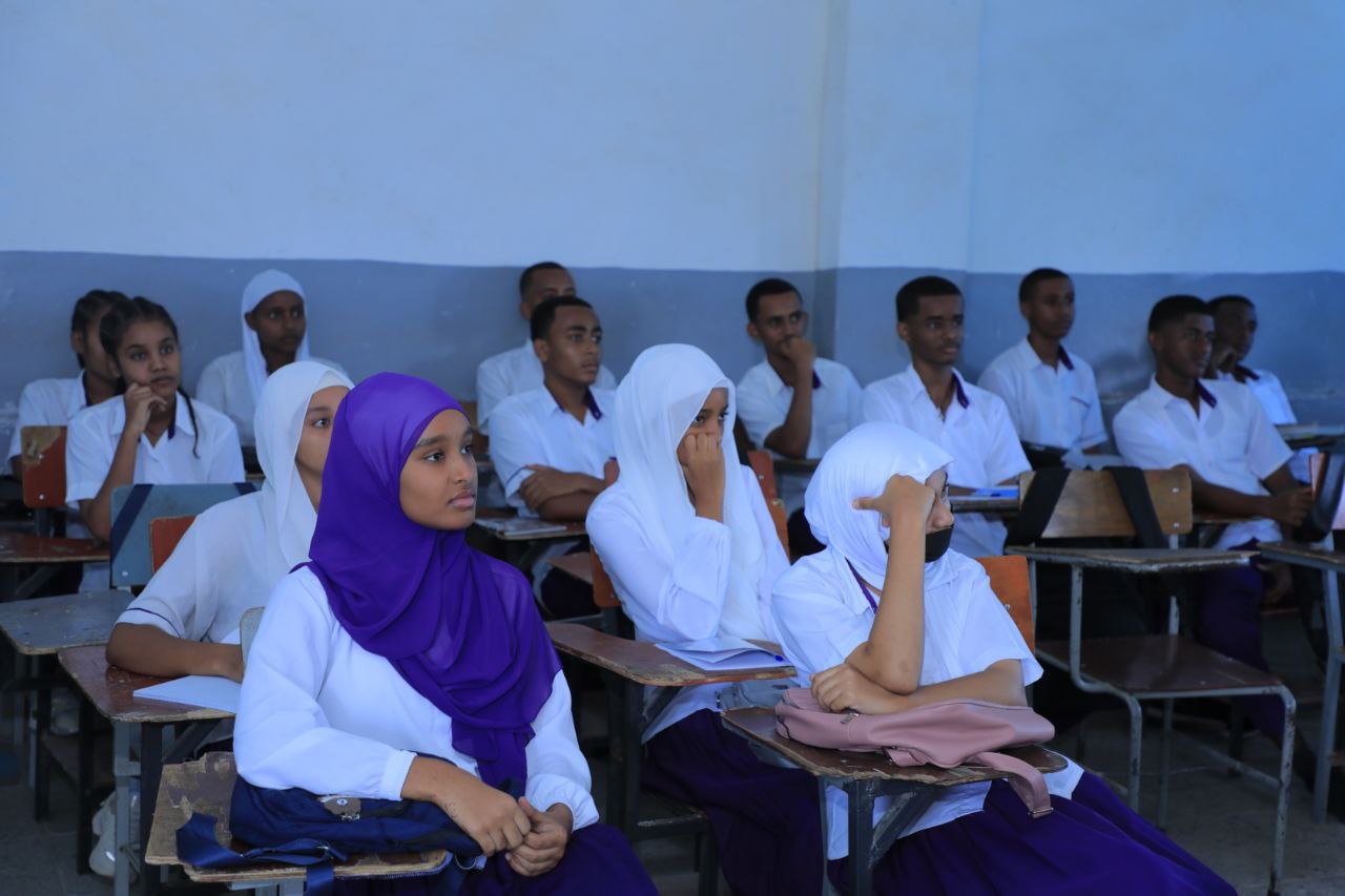 Students seated in class