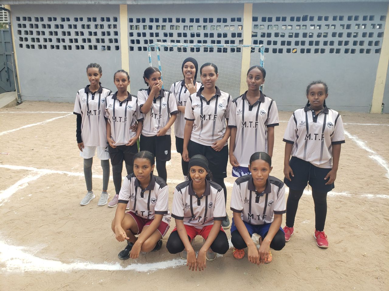 Girls soccer team photo